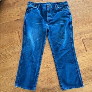 Wrangler Cowboy Cut Jeans Mens 40x30 Blue Slim Fit 936PWD Denim Western